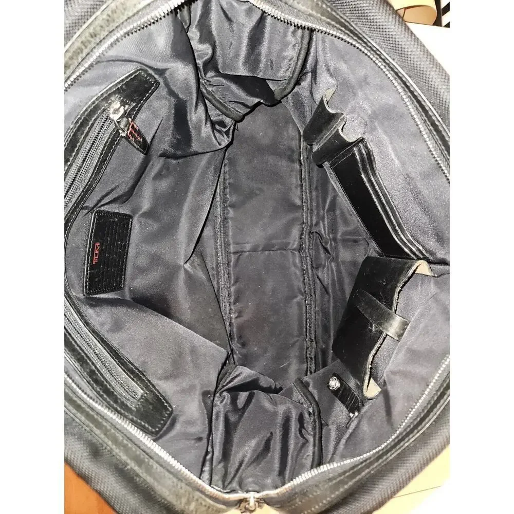 Tumi Townhouse Lonsdale Briefcase Weekender Leather/Ballistic Nylon 16x12x4